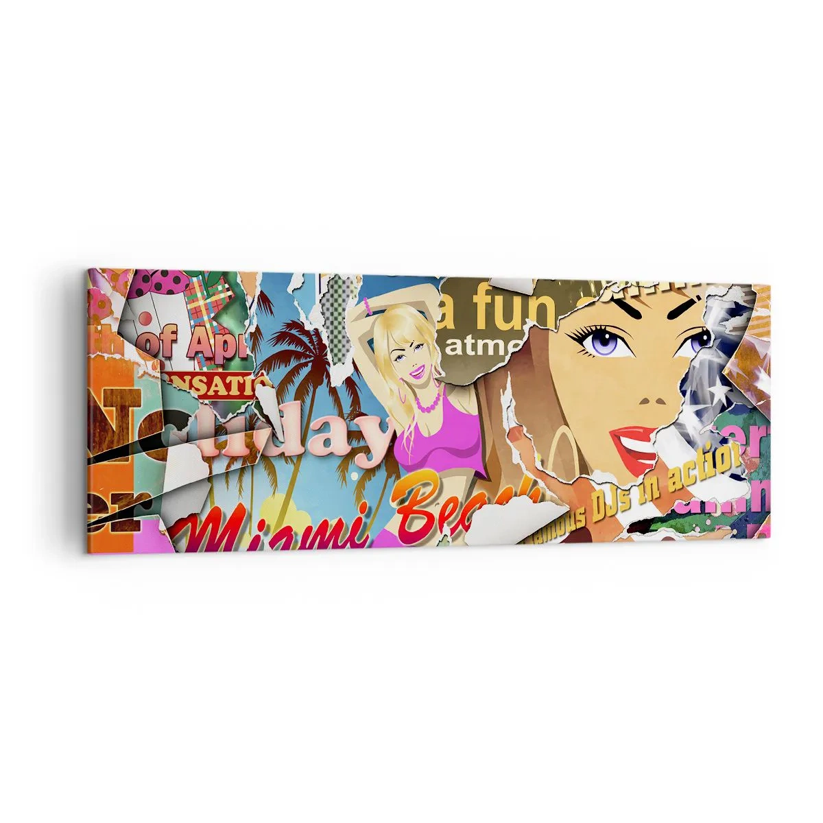 Obraz na plátne - Prázdninová retrospektíva - 140x50 cm