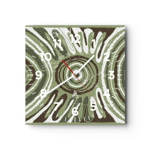 Nástenné hodiny - Explózia emócií - 40x40 cm