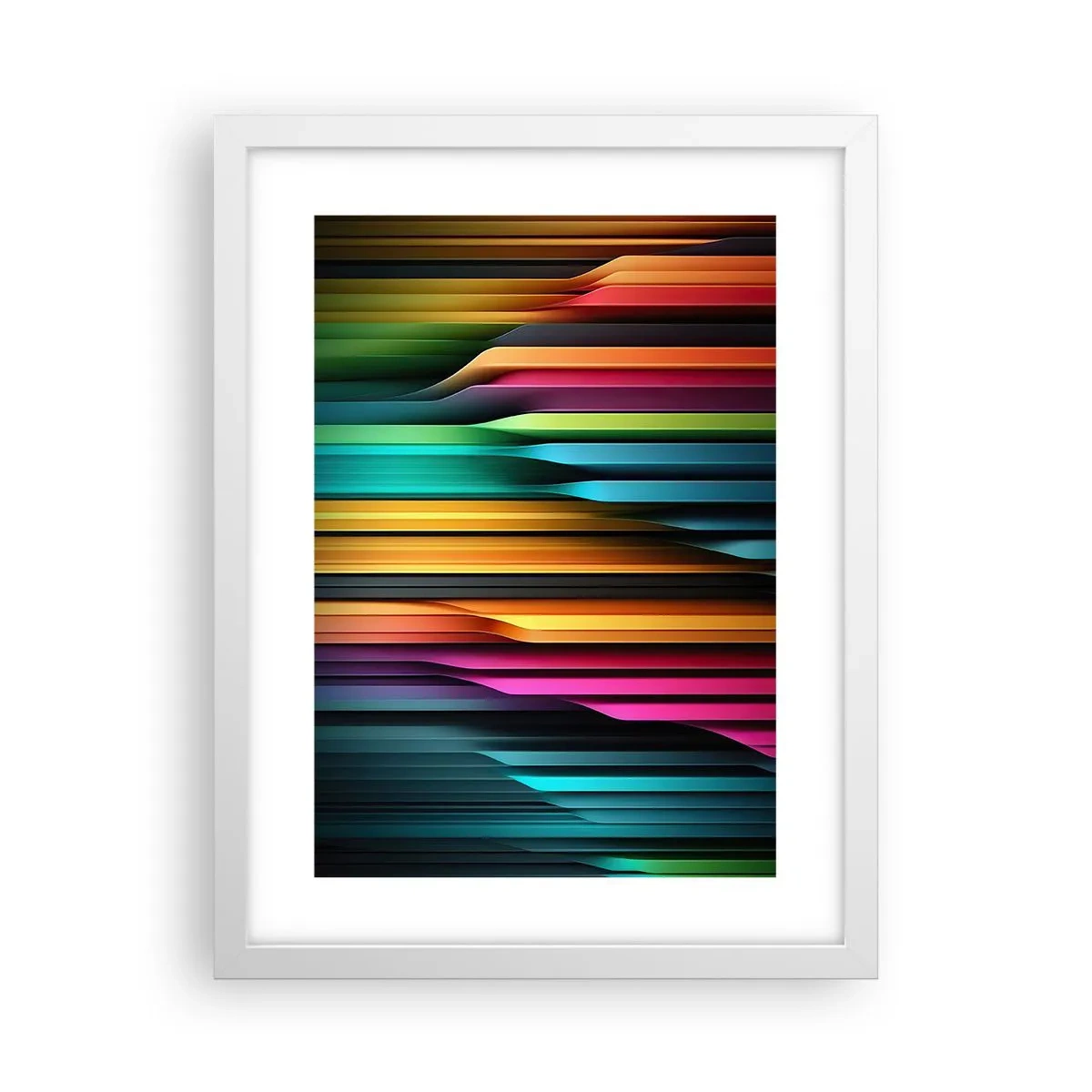 Plagát v bielom ráme - Svetelný organ - 30x40 cm