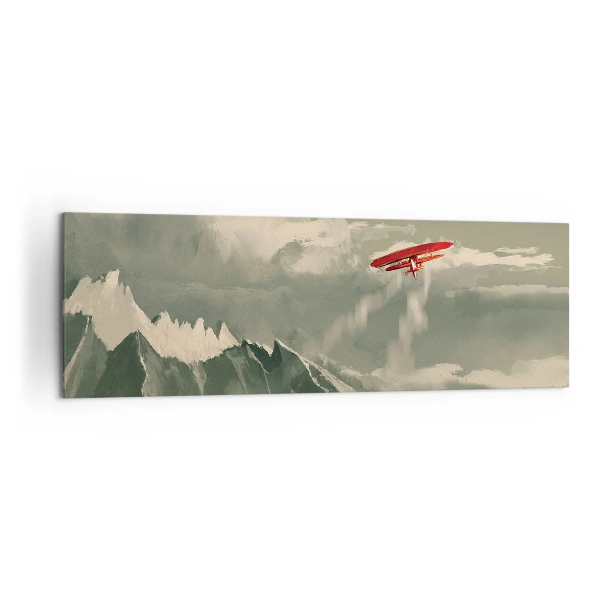 Obraz na plátne - Nebojácny priekopník - 160x50 cm
