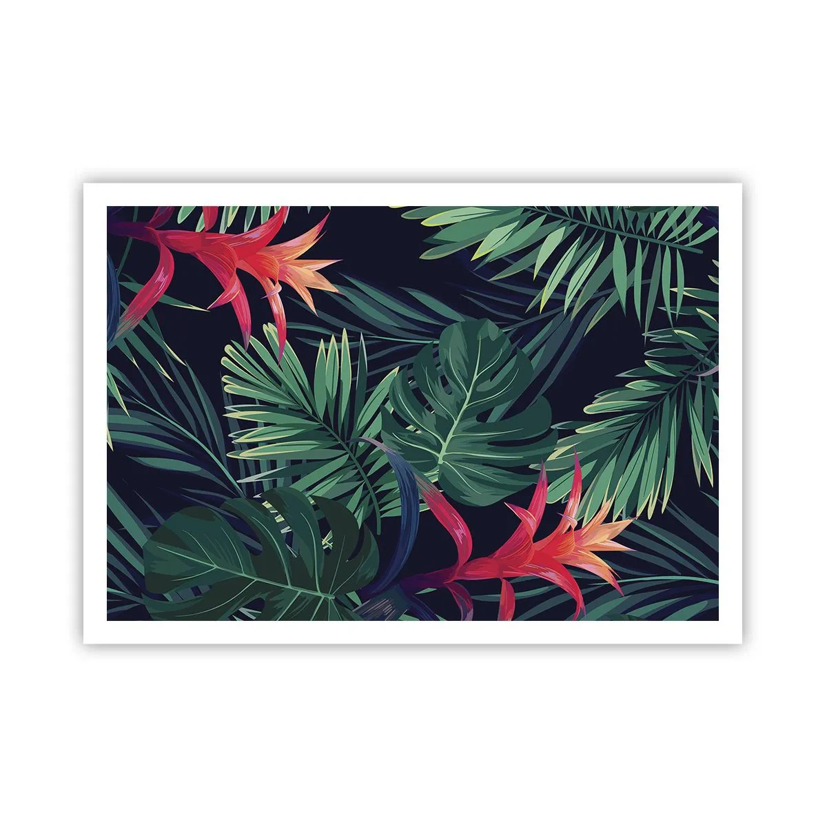 Plagát - Vzplanúť v zelenom - 100x70 cm
