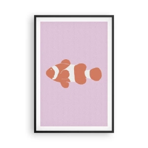 Plagát v čiernom ráme - Korále jej pristanú - 61x91 cm