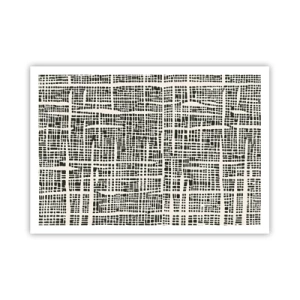 Plagát - Tkaná kompozícia - 100x70 cm
