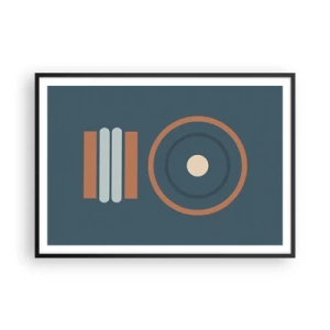 Plagát v čiernom ráme - Podstata vecí - 100x70 cm