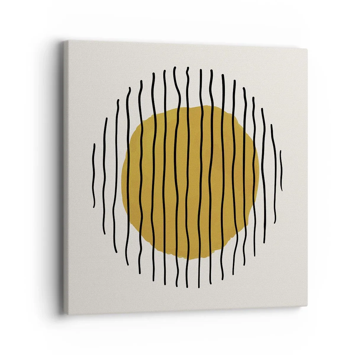 Obraz na plátne - Abstrakcia kmitajúca žiarom - 40x40 cm