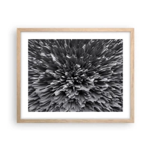 Plagát v ráme zo svetlého duba - Ostrejšie to už nebude - 50x40 cm