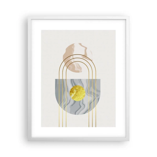 Plagát v bielom ráme - Jas a žiarivosť - 40x50 cm