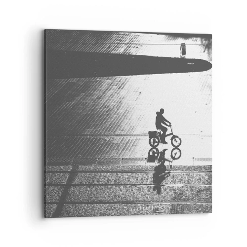 Obraz na plátne - Dopredu, cez mesto - 70x70 cm
