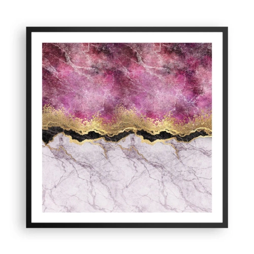 Plagát v čiernom ráme - Na hranici - 60x60 cm