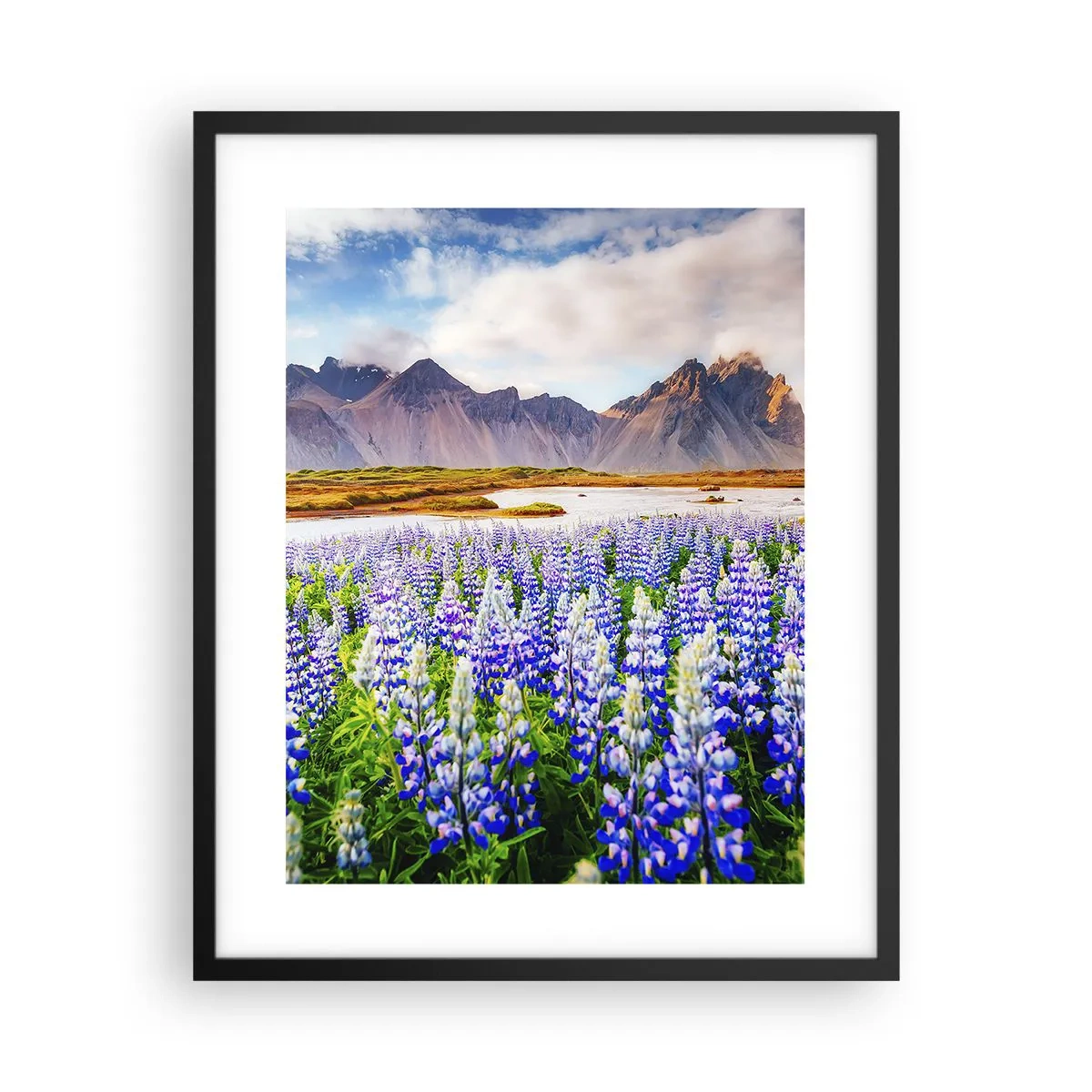 Plagát v čiernom ráme - Sila a prísnosť vedľa miernosti - 40x50 cm