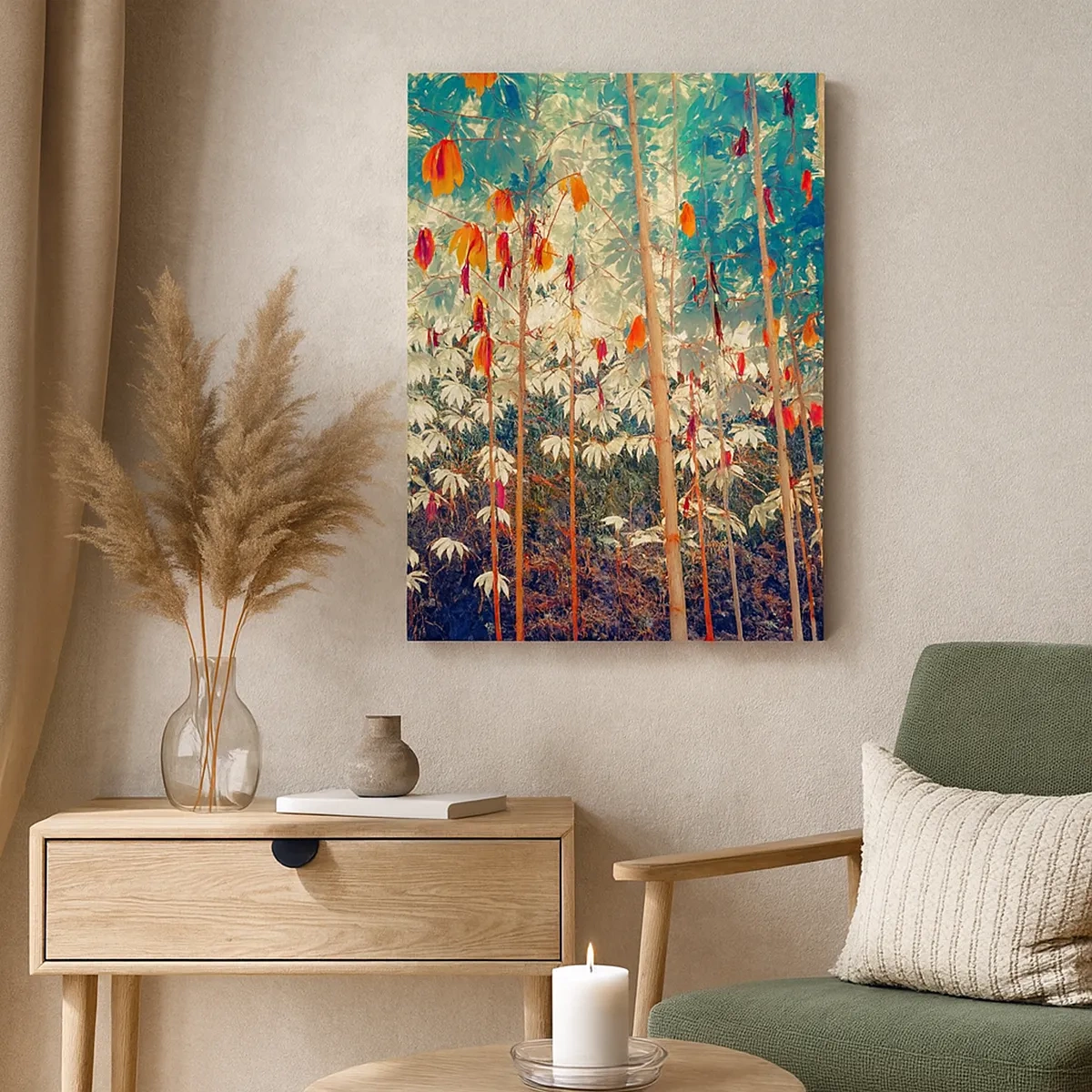 Obraz na plátne - Tajný život listov - 50x70 cm