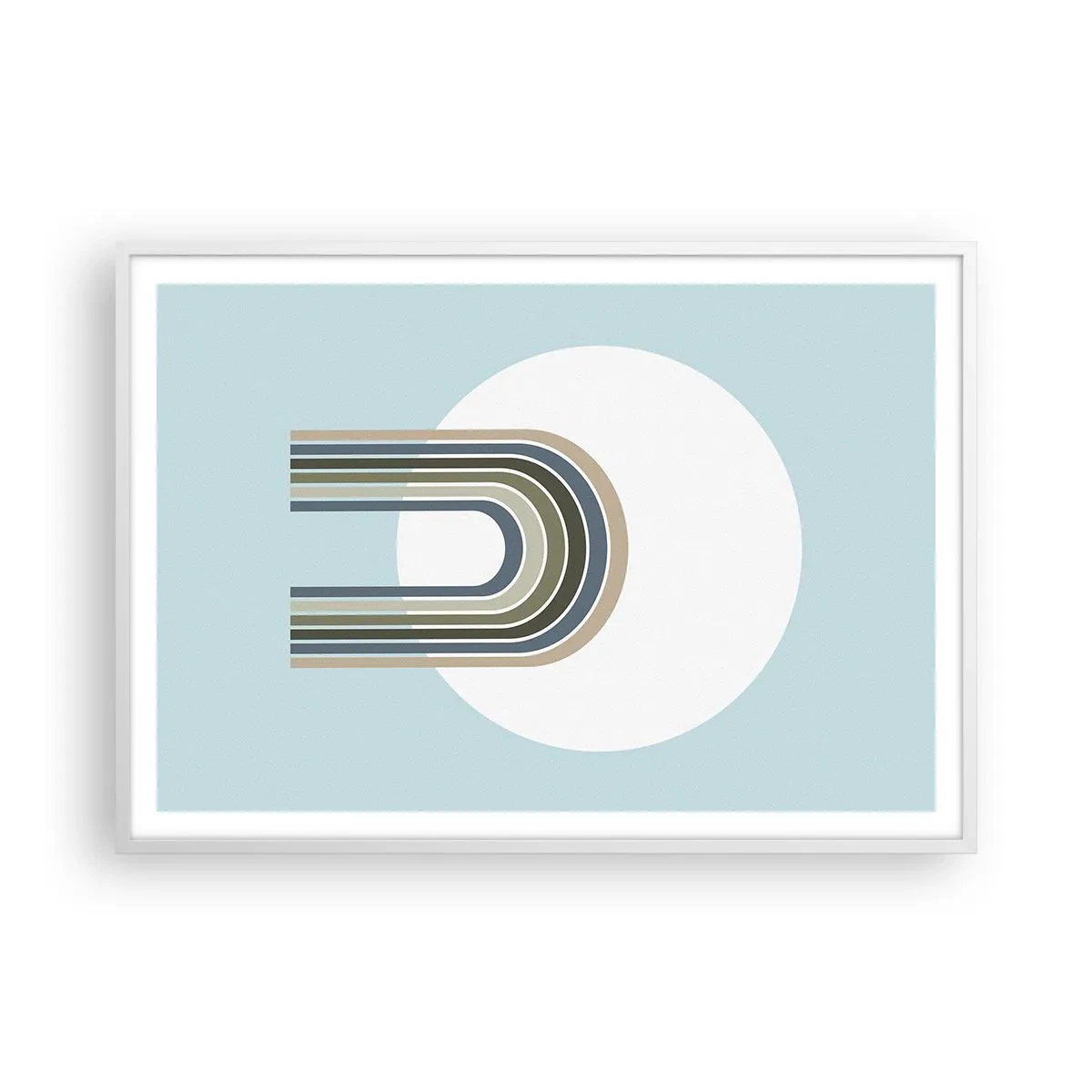 Plagát v bielom ráme - Neodolateľná príťažlivosť - 100x70 cm