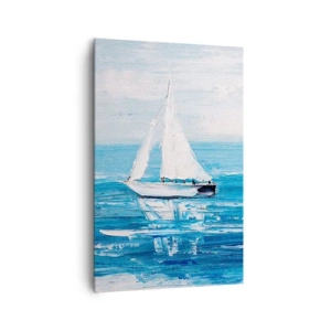Obraz na plátne - S priateľom po boku - 80x120 cm