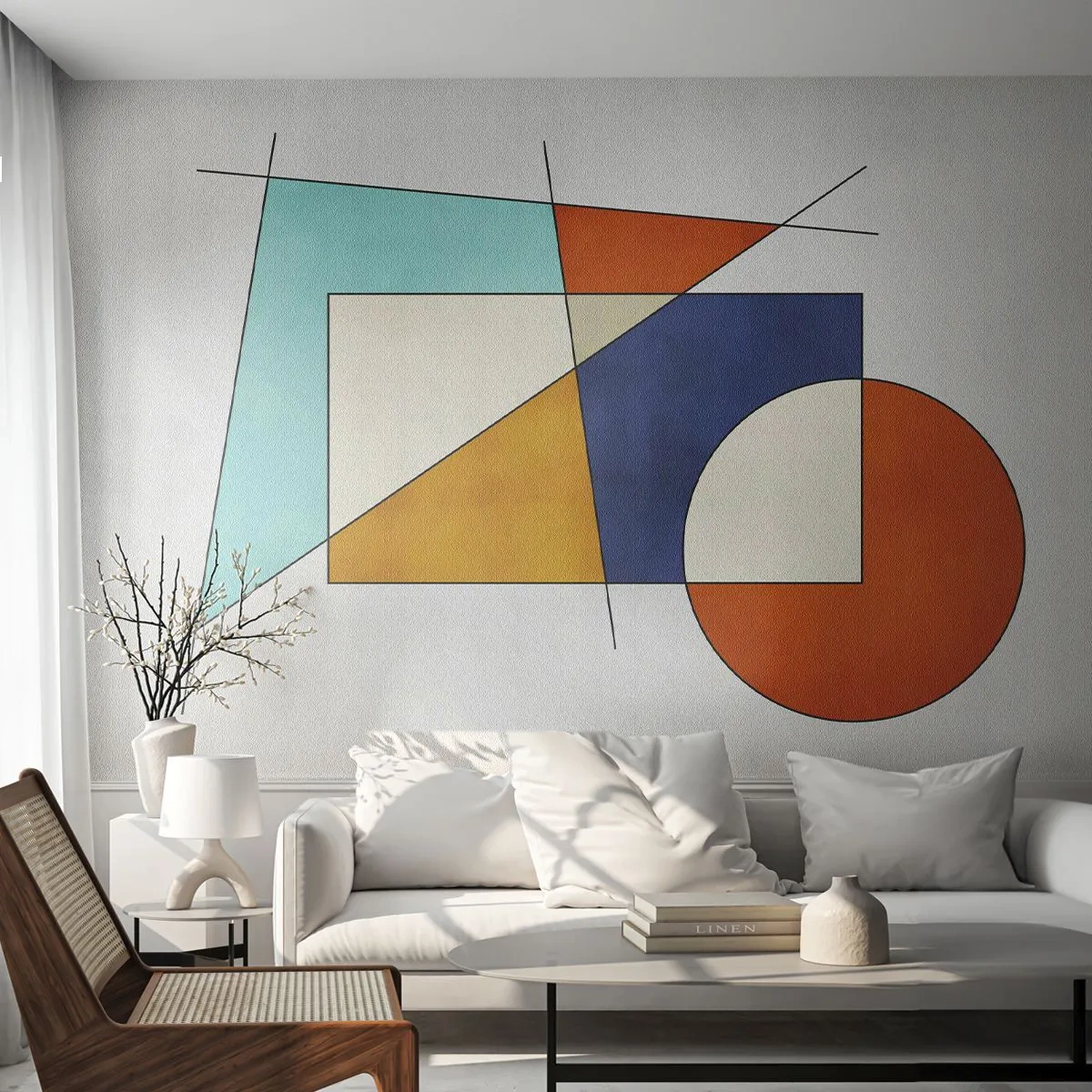Fototapeta Standard Eco - Abstrakcia: modernistická zábava - Geometrické, Moderné, Minimalizmus - 150x105 cm
