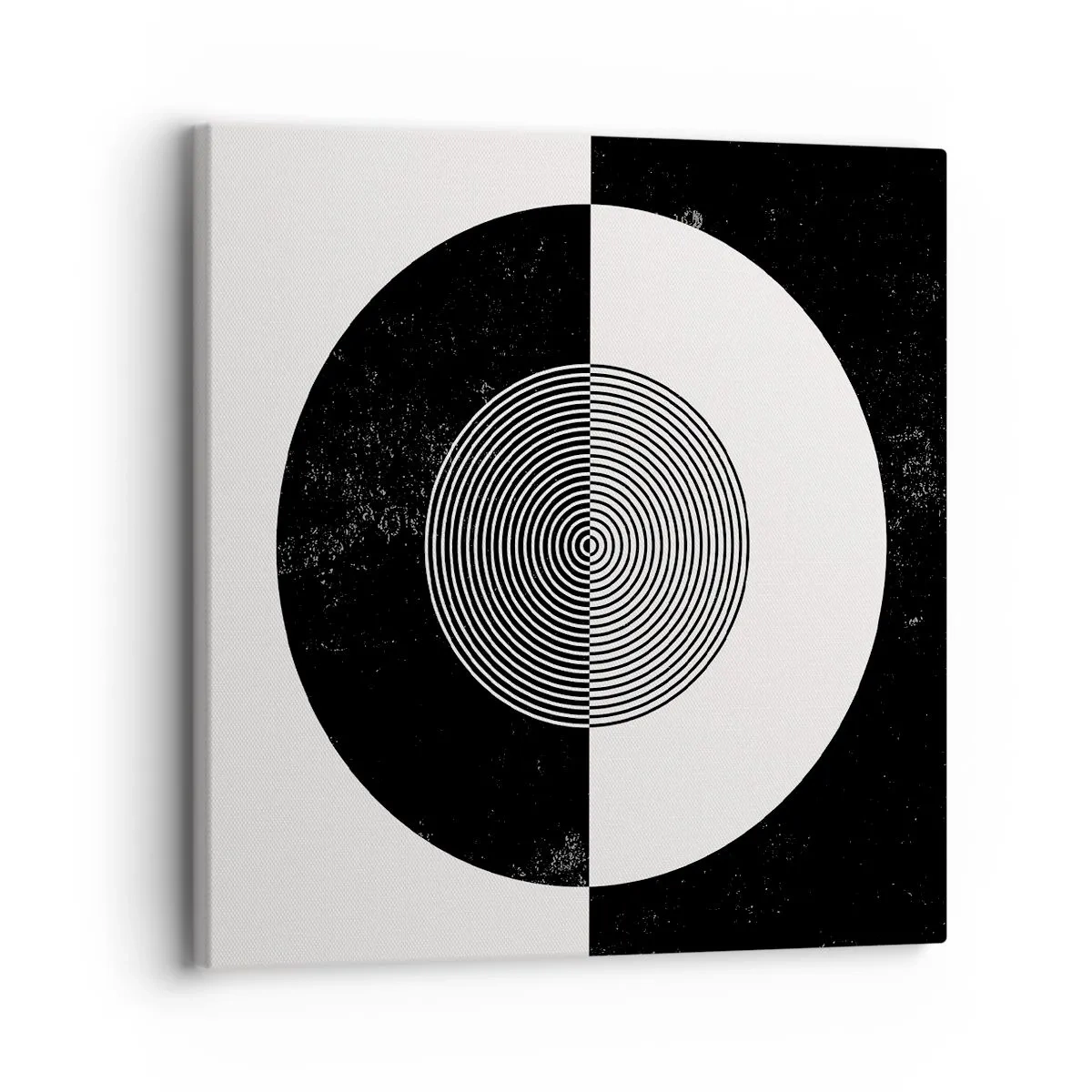 Obraz na plátne - Harmónia v čiernej a bielej - 30x30 cm