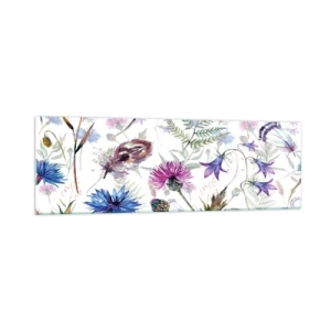 Obraz na skle - Poľský herbár - 160x50 cm