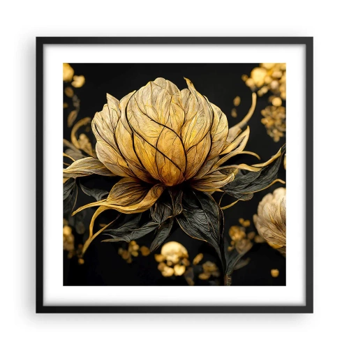 Plagát v čiernom ráme - Jemná krehkosť - 50x50 cm