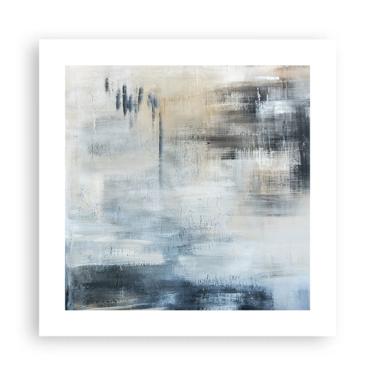 Plagát - Za závojom modrej - 40x40 cm
