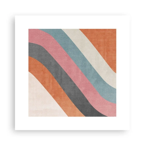 Plagát - Diagonálna kompozícia – pohyb - 30x30 cm