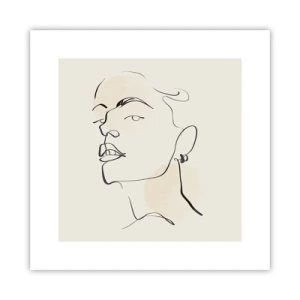 Plagát - Hrdý pohľad - 30x30 cm