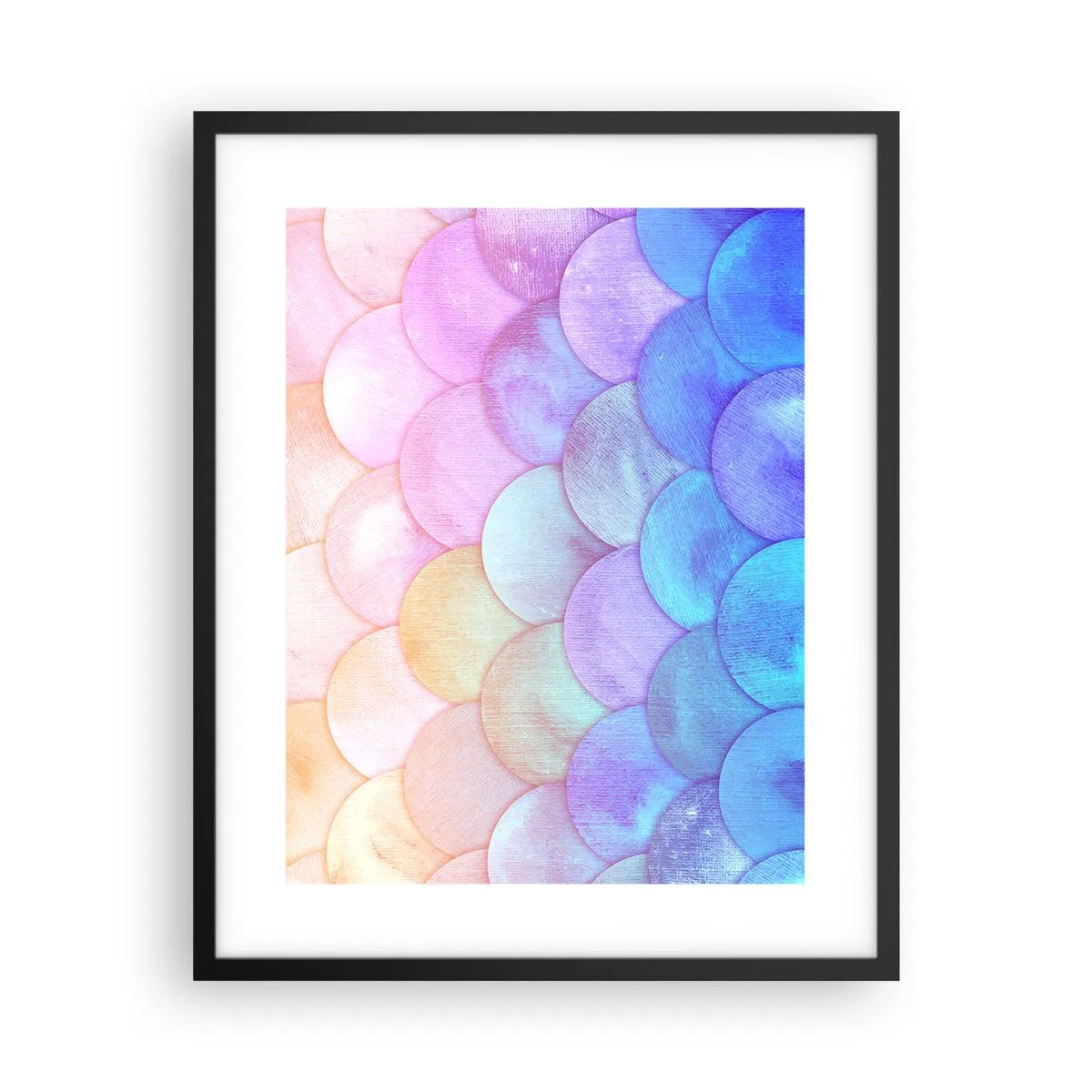 Plagát v čiernom ráme - Perleťová šupina - 40x50 cm