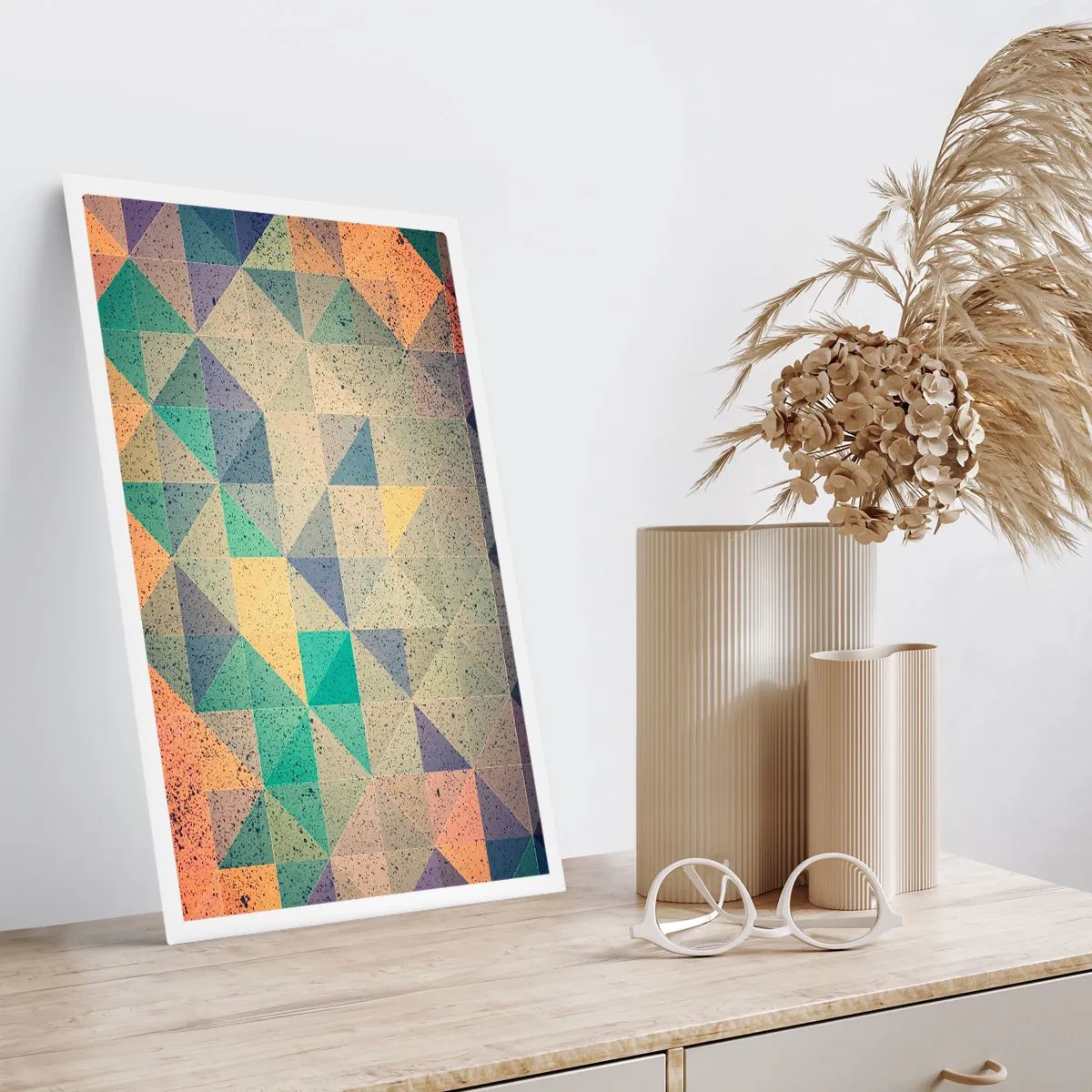 Plagát - Republika trojuholníkov - 50x70 cm