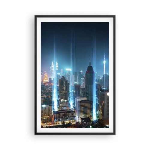 Plagát v čiernom ráme - Berlínskym spôsobom do neba - 61x91 cm