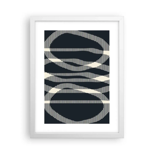 Plagát v bielom ráme - Pokus o prelomenie temnoty - 30x40 cm