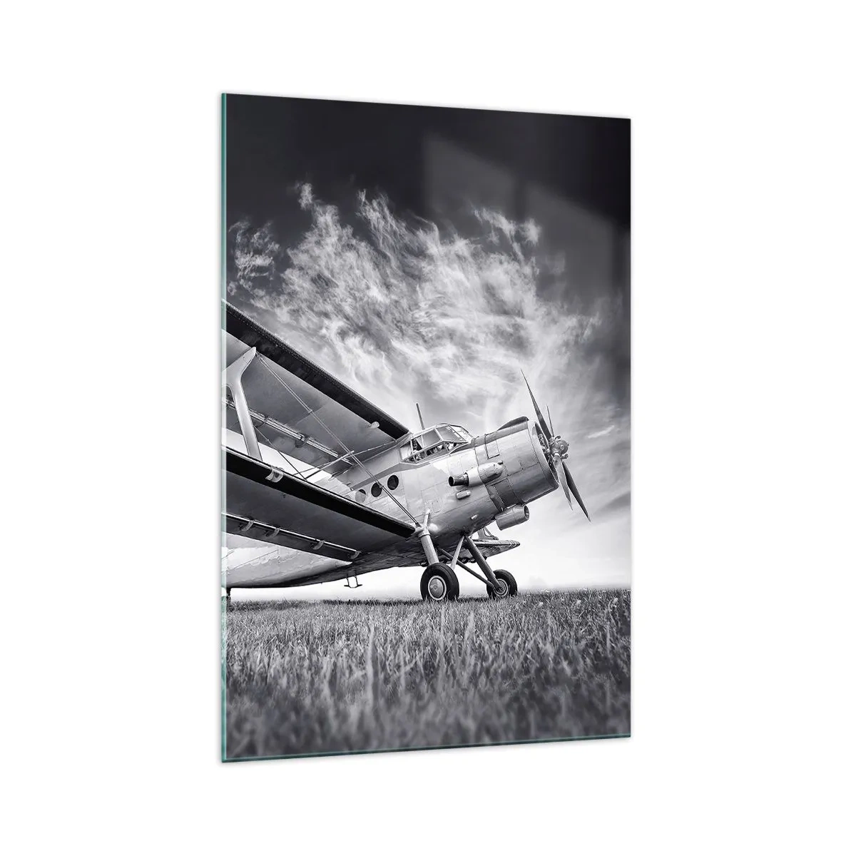 Obraz na skle - Okrídlený pútnik - 70x100 cm