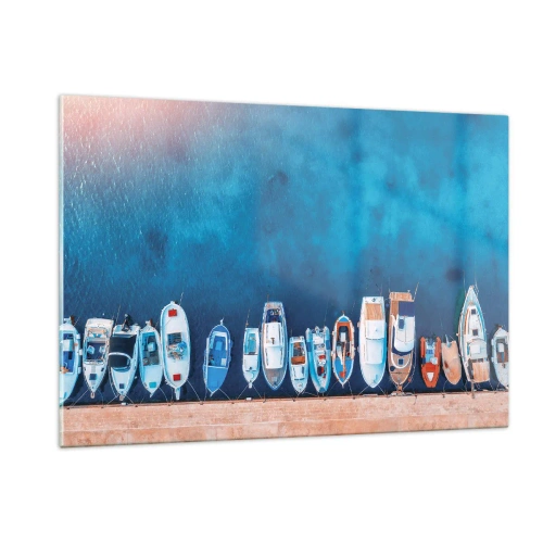 Obraz na skle - V rade za sebou - 120x80 cm