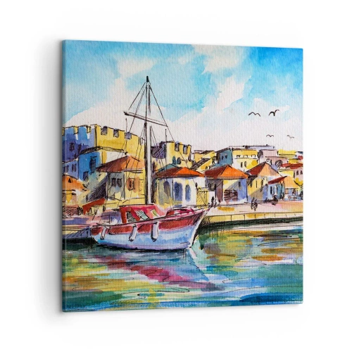 Obraz na plátne - Dúhové popoludnie - 50x50 cm