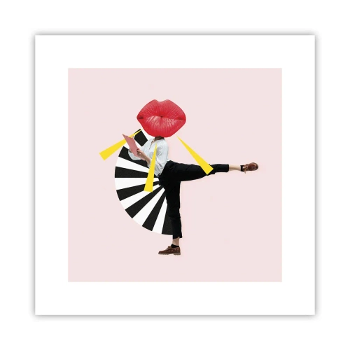 Plagát - Surrealistický pop-art - 30x30 cm