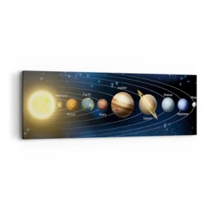 Obraz na plátne - Jedna z desiatich - 90x30 cm