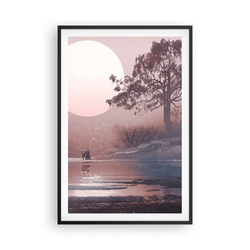 Plagát v čiernom ráme - Nočné zázraky - 61x91 cm