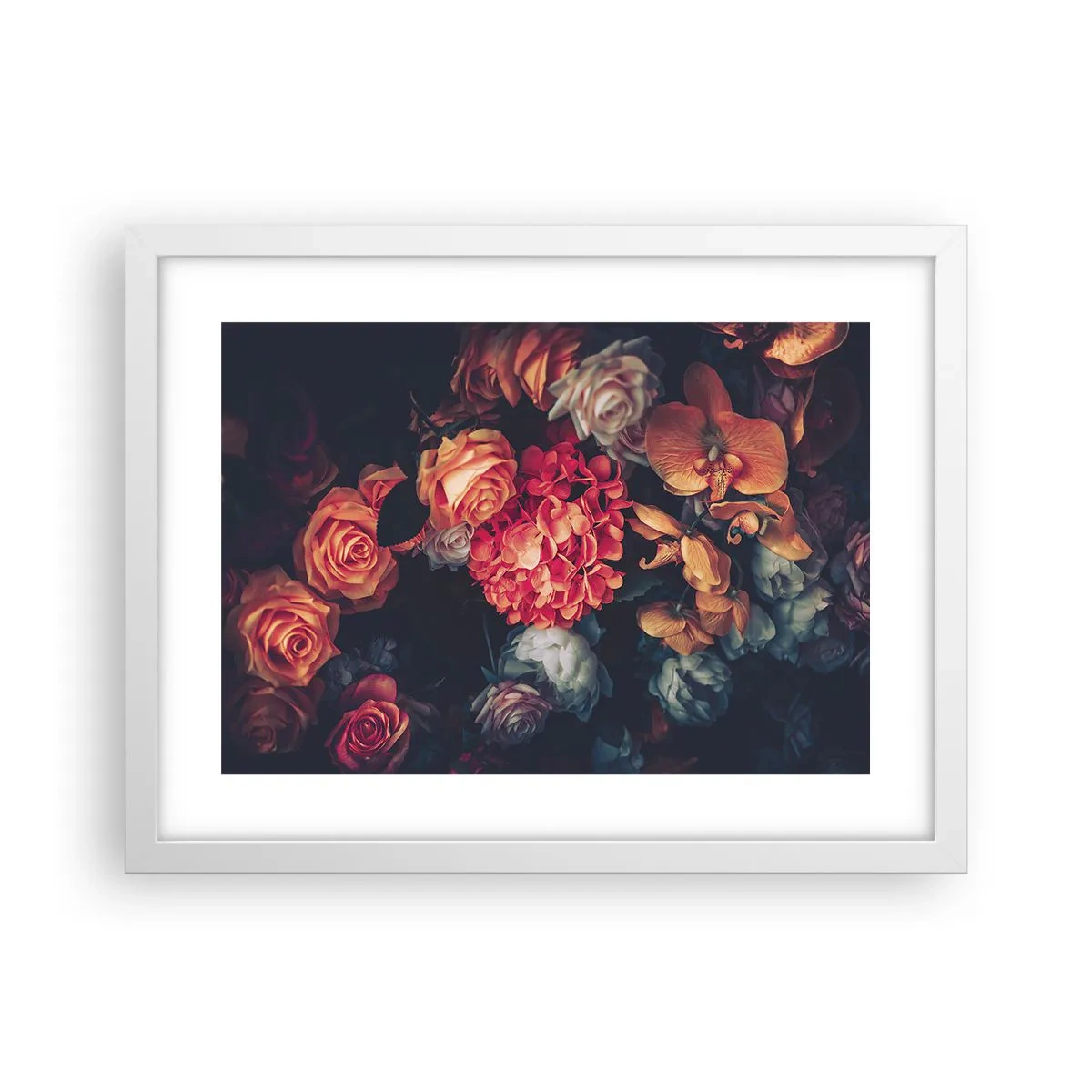 Plagát v bielom ráme - Ako u holandských majstrov - 40x30 cm