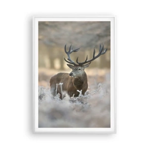 Plagát v bielom ráme - Svieže ráno - 70x100 cm