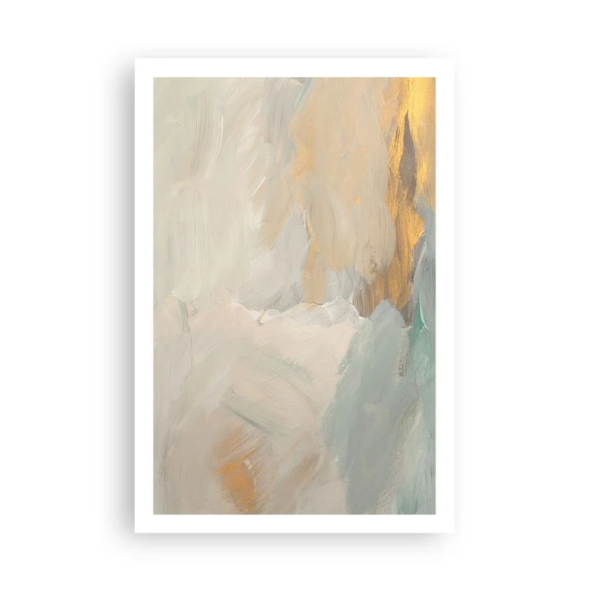 Plagát - Abstrakcia – krajina nehy - 61x91 cm