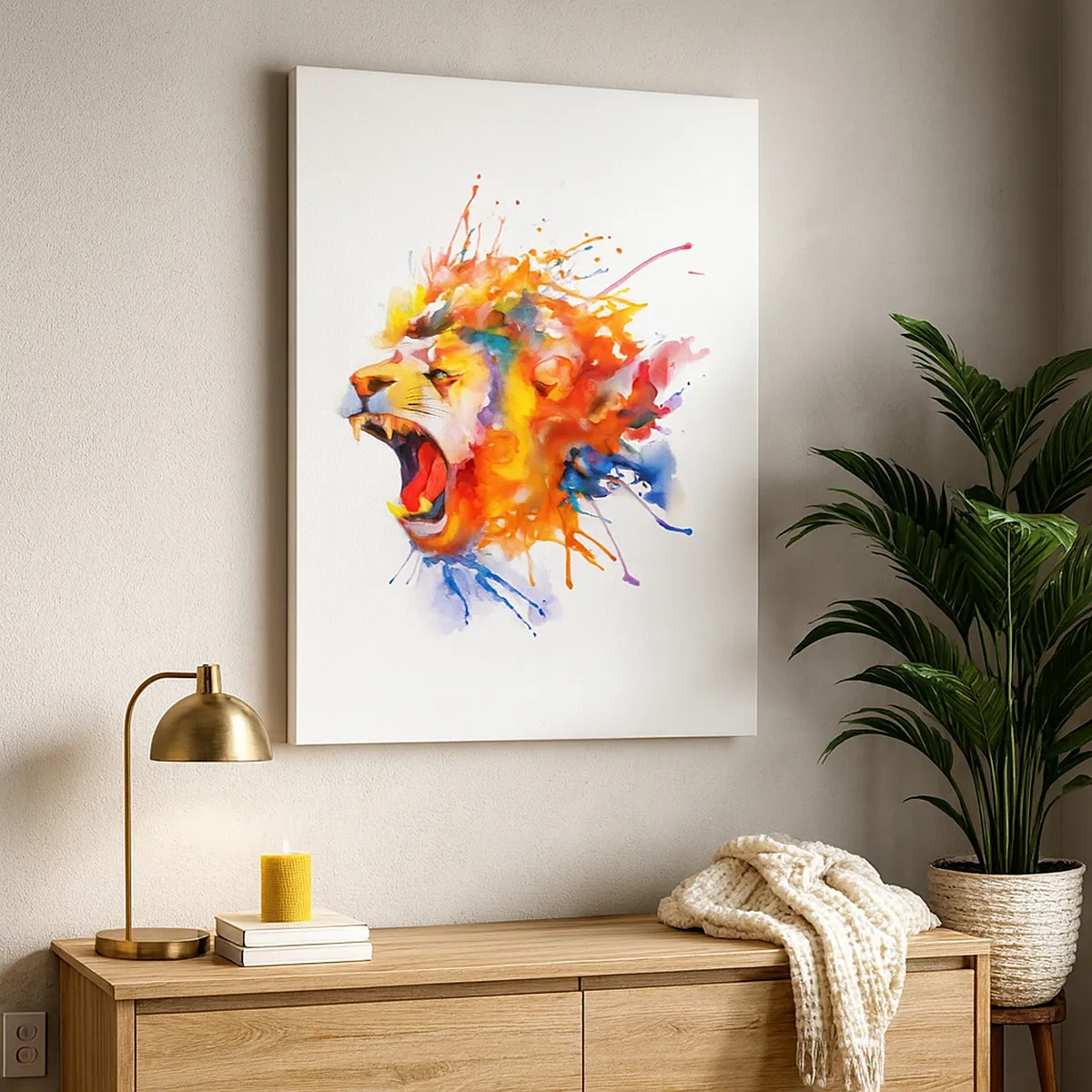 Obraz na plátne - Vybuchnúť hnevom  - 50x70 cm