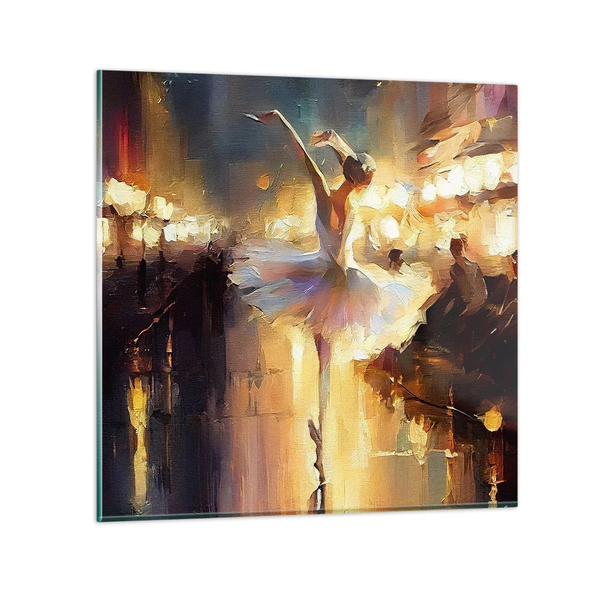 Obraz na skle - Zázrak na ulici - 70x70 cm