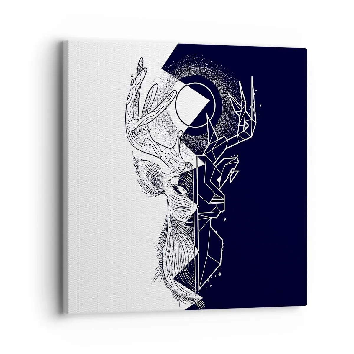 Obraz na plátne - Boj a jednota opakov - 30x30 cm