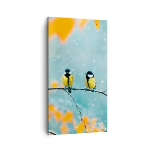 Obraz na plátne - Vtáčie klebety - 45x80 cm