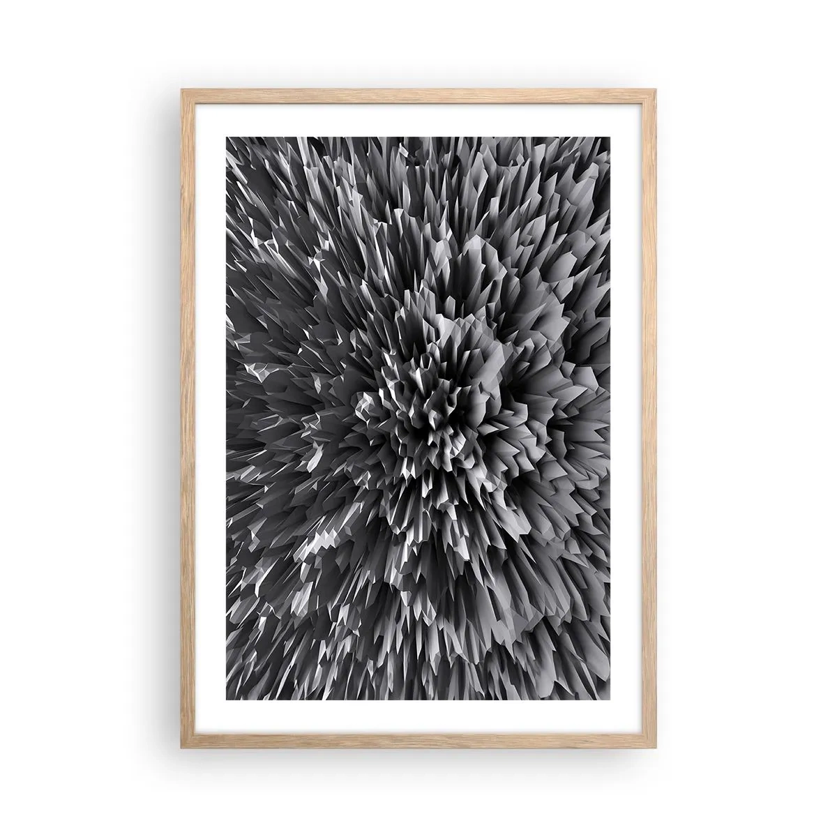 Plagát v ráme zo svetlého duba - Ostrejšie to už nebude - 50x70 cm