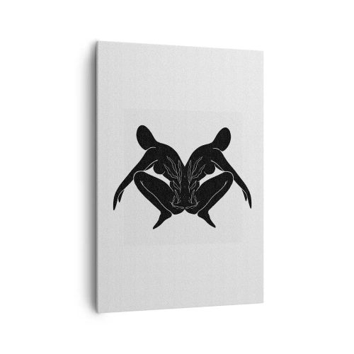 Obraz na plátne - Spoločná duša - 70x100 cm