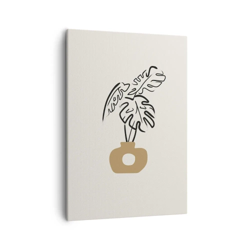 Obraz na plátne - Monstera – ozdoba pre domácnosť - 50x70 cm