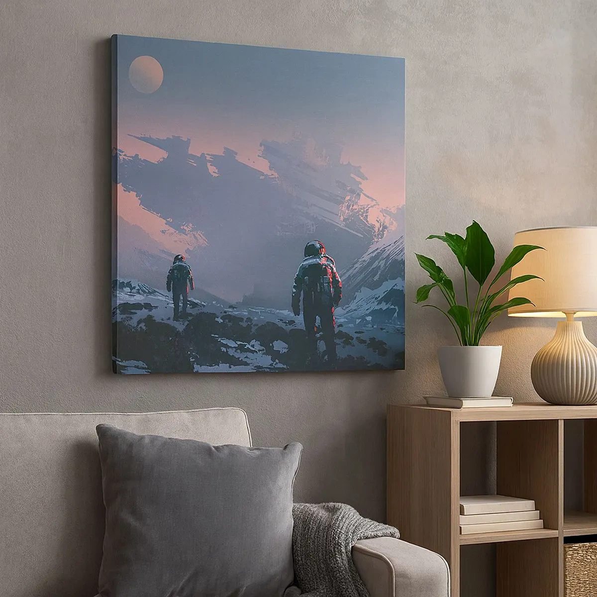 Obraz na plátne - Pod neznámou hviezdou - 30x30 cm