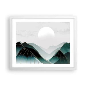 Plagát v bielom ráme - V plnom majestáte - 50x40 cm
