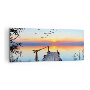 Obraz na plátne - Je čas isť späť… - 100x40 cm