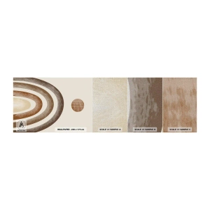 Vzorka fototapety Premium Canvas - V ďalekej galaxii - Abstrakcia, Kus, Dizajn - 100x30 cm