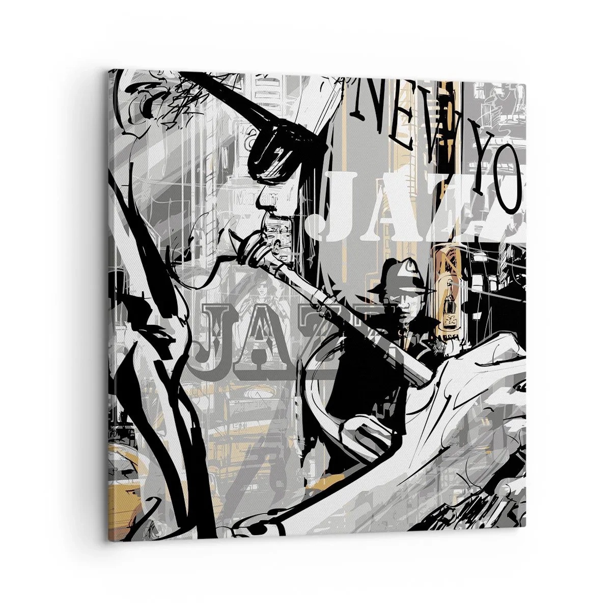 Obraz na plátne - V rytme New Yorku - 60x60 cm