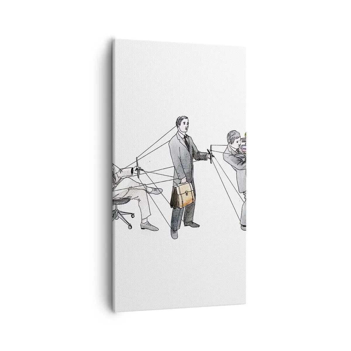 Obraz na plátne - Každý má svojho pána - 55x100 cm